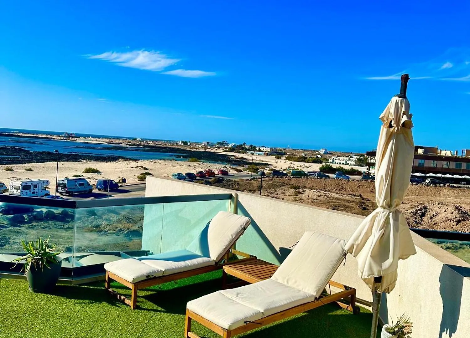 Apartamento Villa Bruno Con Vistas Al Mar, Primera Linea De Playa Cotillo 0*,  España